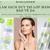 Nước Tẩy Trang Evoluderm Xanh Micellar Cleansing Water Combination To Oily Skins 