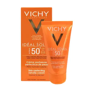 Kem Chống Nắng Vichy Skin Perfecting Velvety Cream SPF50+ UVB + UV 50ml