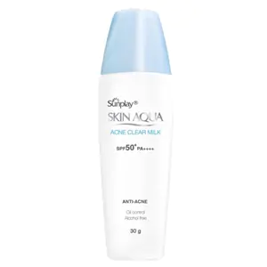 Kem Chống Nắng Sunplay Skin Aqua Nắp Xanh Acne Clear Milk SPF50+ PA++++ 25g 
