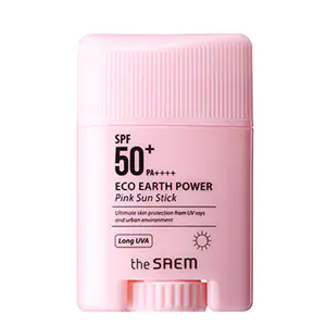 Kem Chống Nắng The Saem Dạng Thỏi Eco Earth Power Pink Sun Stick SPF50+ PA++++ 16g