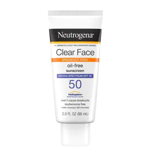 Kem Chống Nắng Neutrogena Clear Face Break-Out Free Oil Free Sunscreen SPF50 88ml