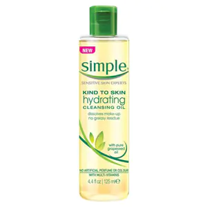 Nước/Dầu Tẩy Trang Simple Kind To Skin Hydrating Cleansing Oil 125ml
