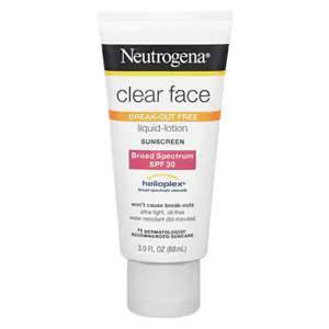 Kem Chống Nắng Neutrogena SPF30 Clear Face Break-Out Free Liquid Lotion 88ml 