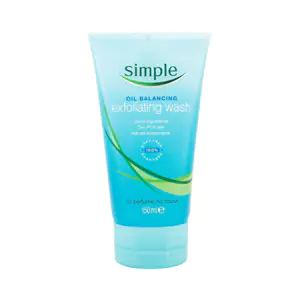 Sữa Rửa Mặt Simple Clear Skin Oil Balancing Exfoliating Wash 150ml