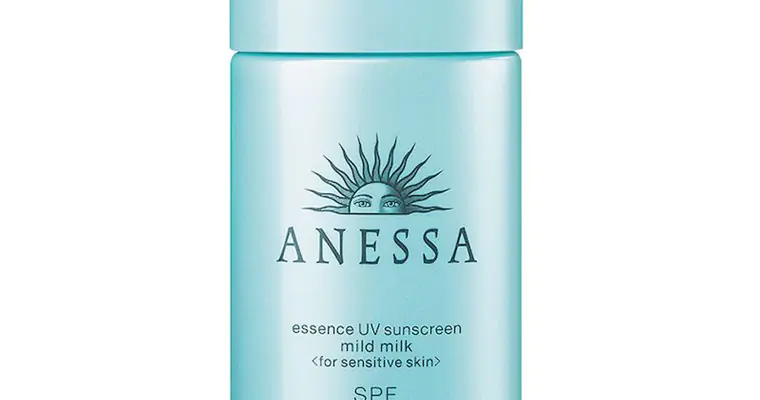 Kem Chống Nắng Anessa Màu Xanh Essence UV Sunscreen Mild Milk SPF 35 PA +++ 60ml