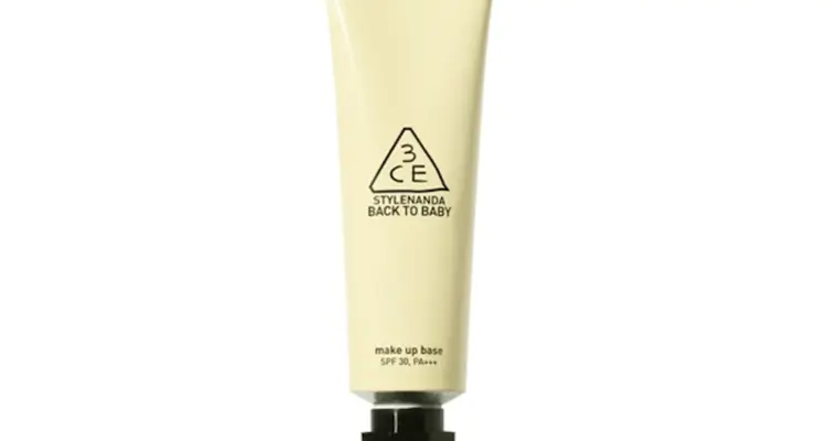 Kem lót 3CE Màu Vàng Back To Baby Make Up Base 30ml