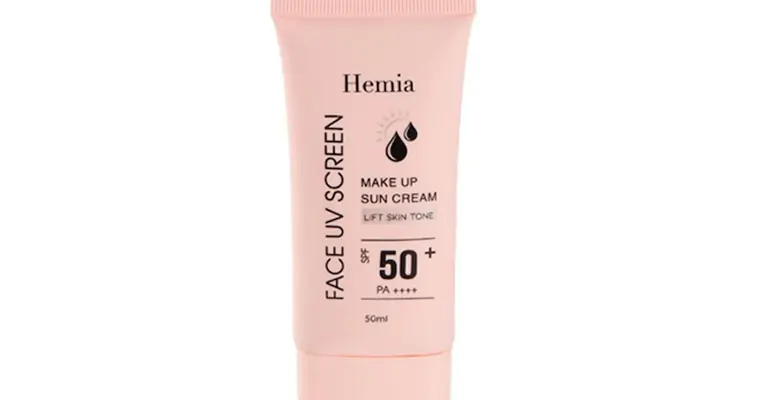 Kem Chống Nắng Face UV Screen Hemia Make Up Sun Cream SPF50+ PA++++ 50ml