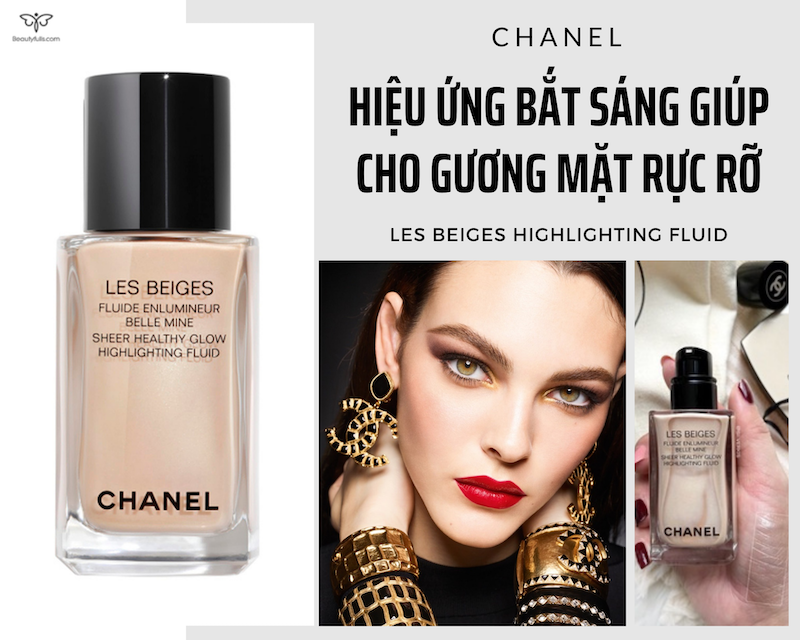 Kem Lót Chanel Les Beiges Highlighting Fluid 30ml Bắt Sáng