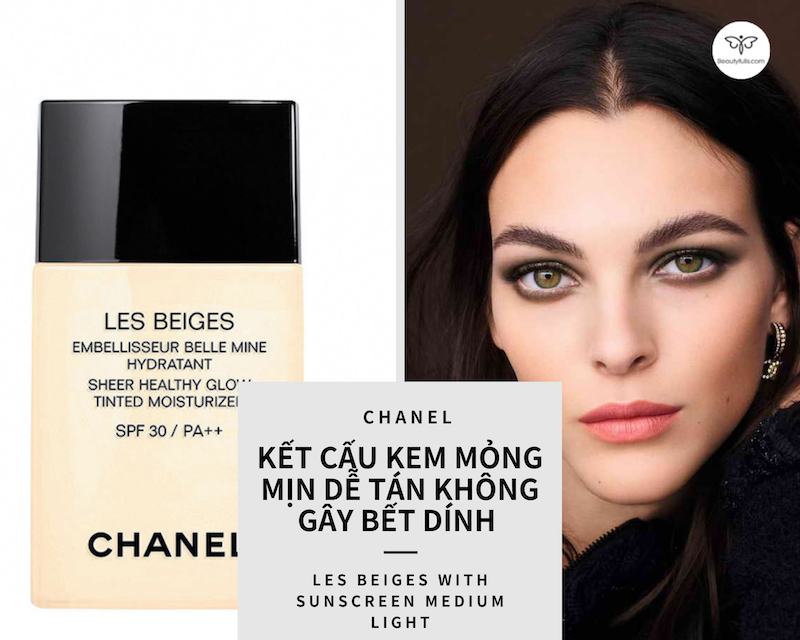 Kem Lót Chanel Les Beiges With Sunscreen Medium Light 30ml