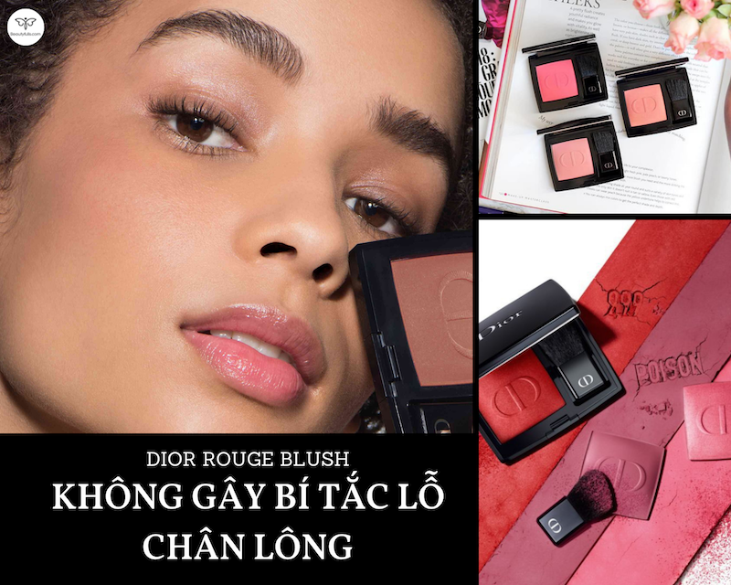 Dior Rouge Blush in 999  rmakeupflatlays
